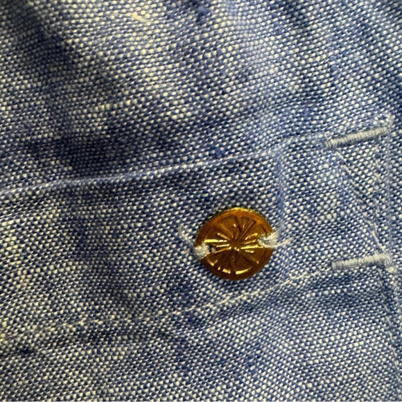 Lilly Pulitzer Beach Palazzo Pants in Beckon Blue x Resort White Sz M - Picture 7 of 11